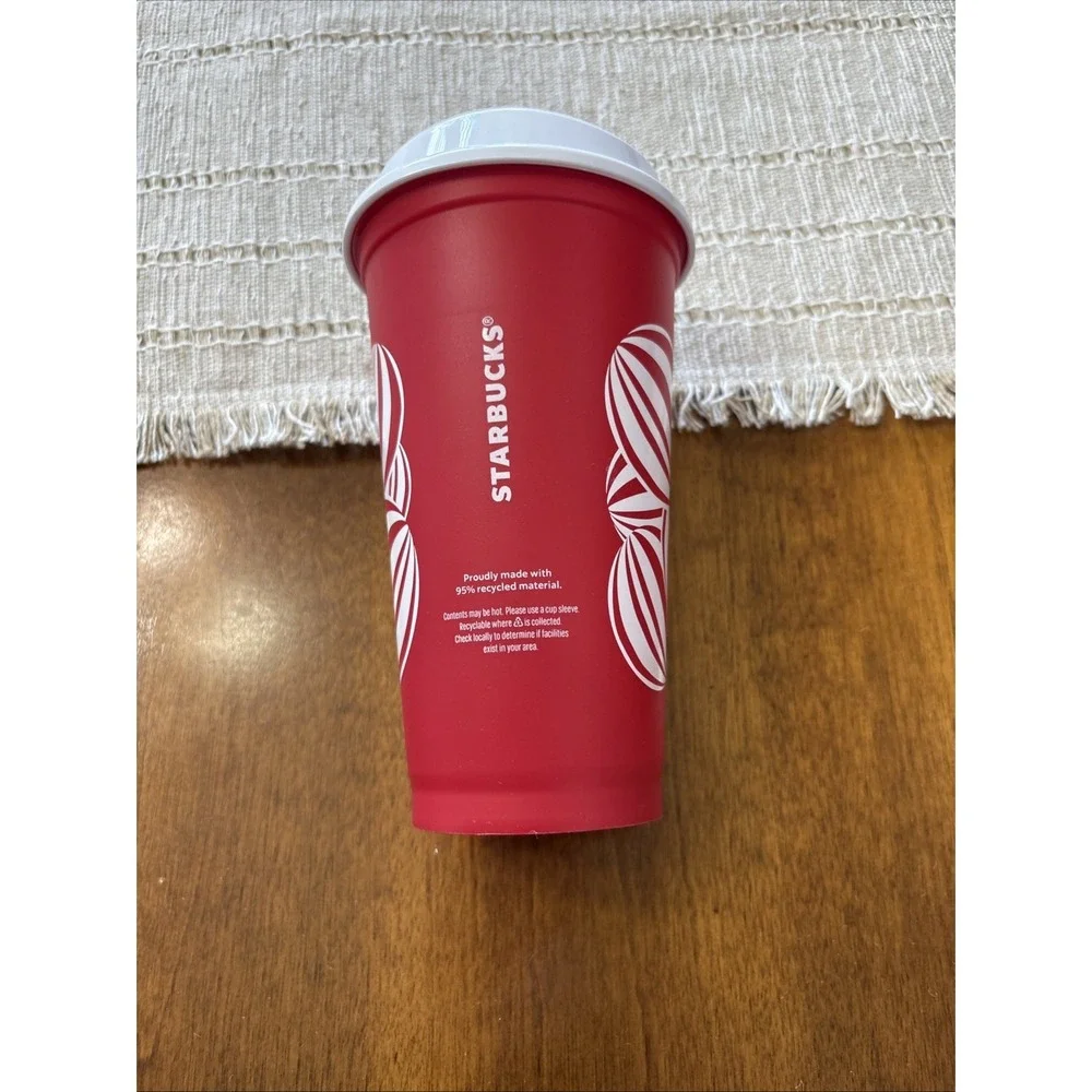 Starbucks Christmas‎ 2024 Red Cup Day  16oz Xmas Holiday New Reusable Coffee